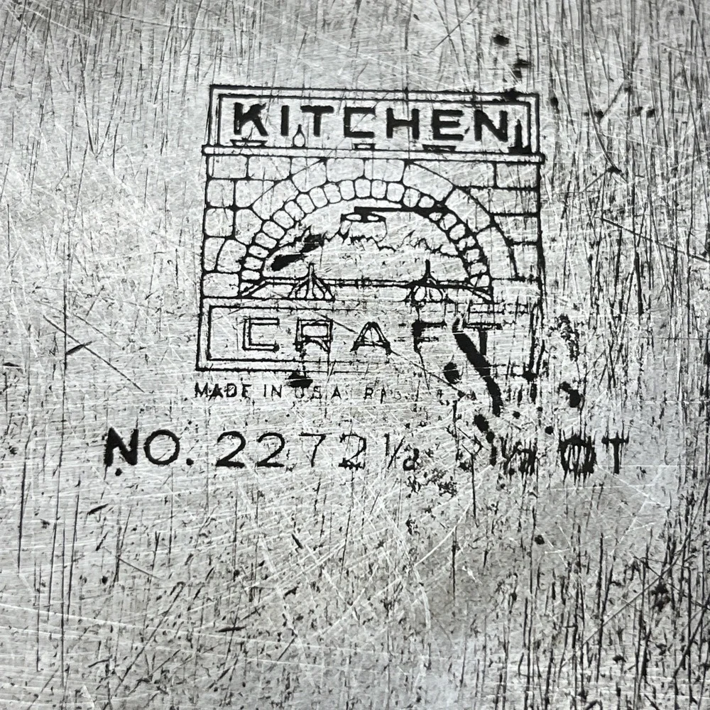 Vintage Kitchen‎ Craft 2.5 Quart Sauce Pan With Lid Made In USA